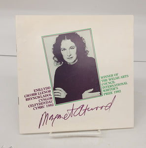 Margaret Atwood: Winner of the Welsh Arts Council International Writer's Prize, 1982