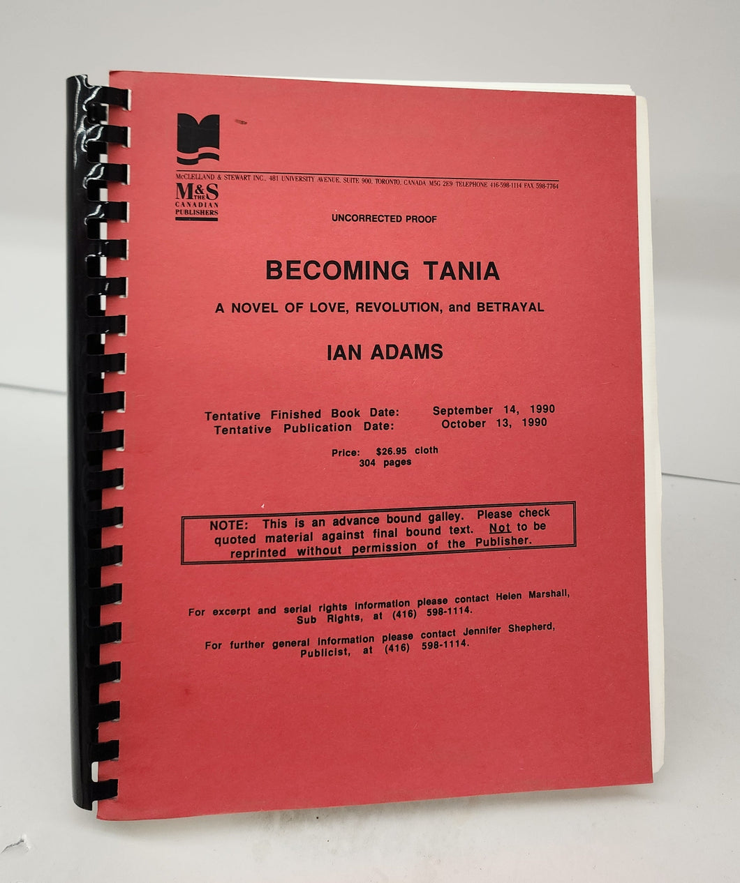 Becoming Tania: A Novel of Love, Revolution, and Betrayal