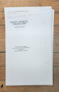 Right Church, Wrong Pew