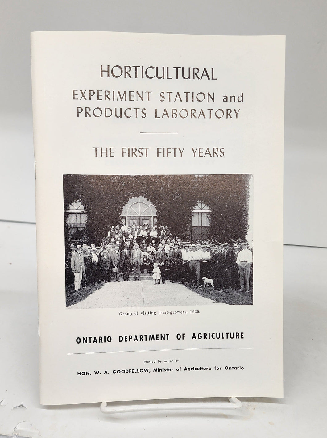 Horticultural Experiment Station and Products Laboratory: The First Fifty Years