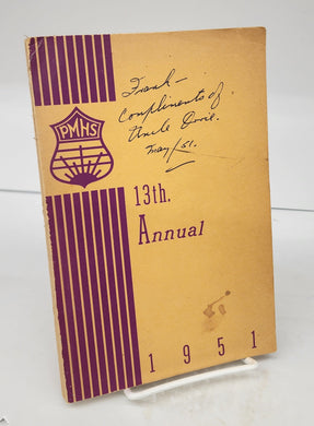 PMHS 13th Annual, 1951