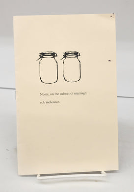 Notes, on the subject of marriage