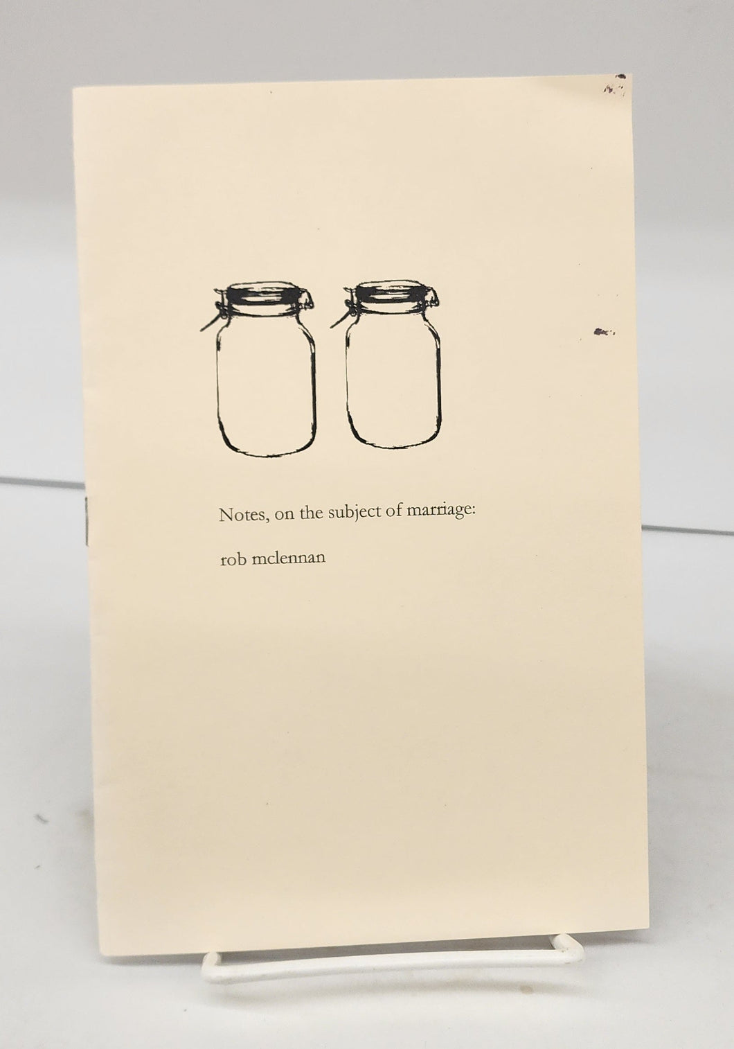 Notes, on the subject of marriage