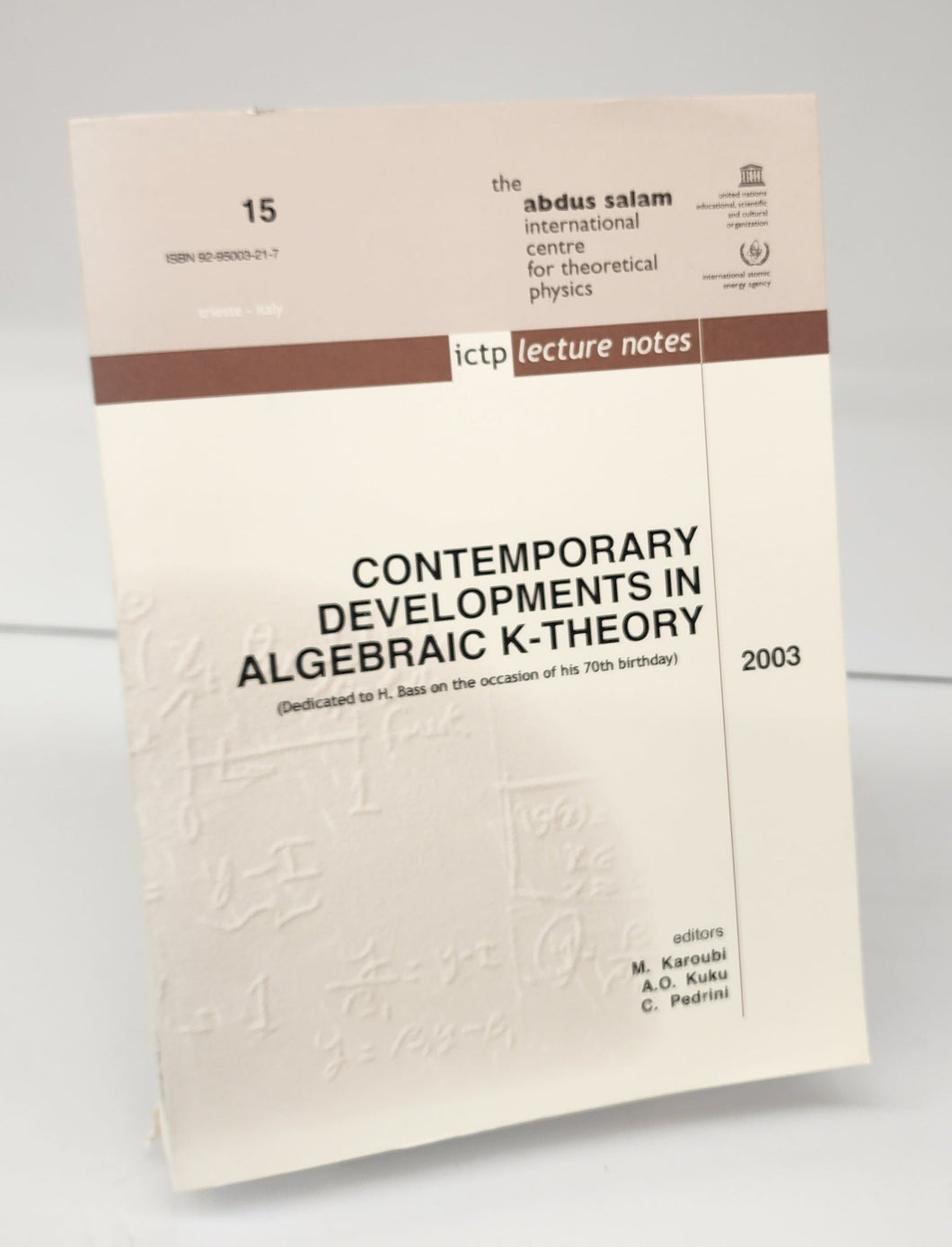 Contemporary Developments in Algebraic K-Theory