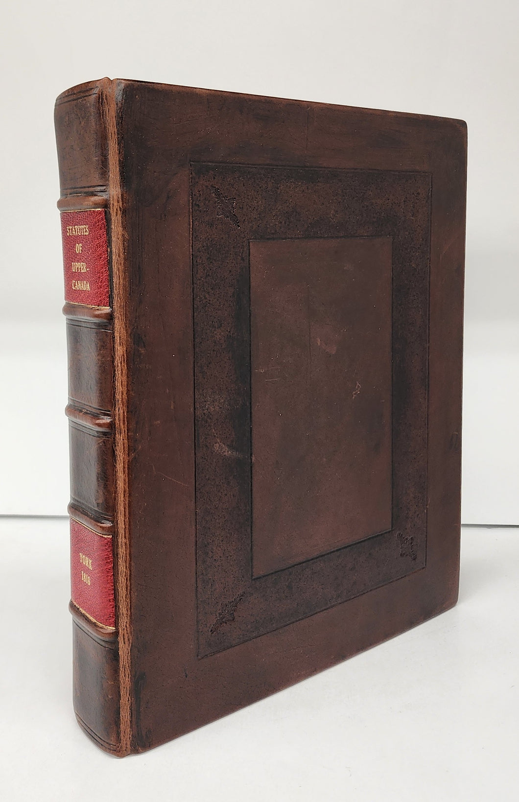 Statutes of Upper-Canada [spine title]