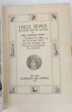 Uncle Remus: His Songs and His Sayings