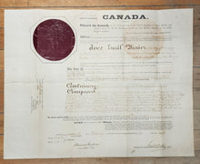 Indian Land Sale Grant to Ives Emil Vinier, Township of Orford, County of Kent, February 14, 1910