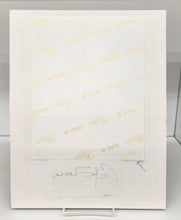 Colour photo of Christopher Reeve with signed card