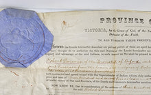 Indian Land Sale Grant to Robert Downie, Township of Orford, County of Kent, 30th April 1867