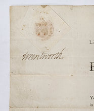 Commission of Lieutenantcy document