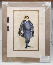 Costume sketch for Constable Dull of Love's Labours Lost
