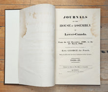 Journals of the House of Assembly of Lower-Canada. From the 14th December, 1820, to the 17th March, 1821.