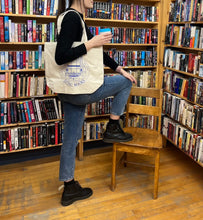 Attic Books Storefront Cotton Tote Bag