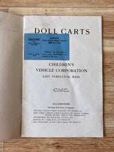 Doll Carts catalogue 1914