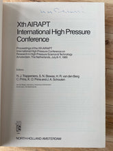 Xth AIRAPT International High Pressure Conference