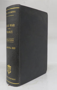 Naval Documents Relating to the Quasi-War Between The United States and France. Naval Operations from June 1800 to November 1800