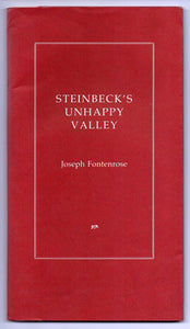 Steinbeck's Unhappy Valley: A Study of The Pastures of Heaven