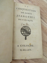 La Conjuration Du Comte Jean-Louis De Fiesque