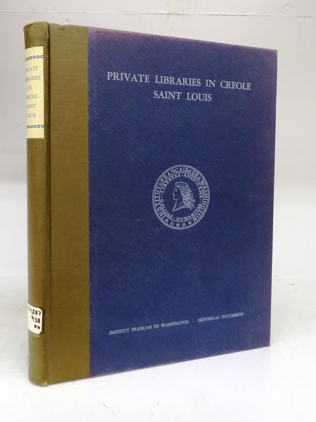 Private Libraries in Creole Saint Louis