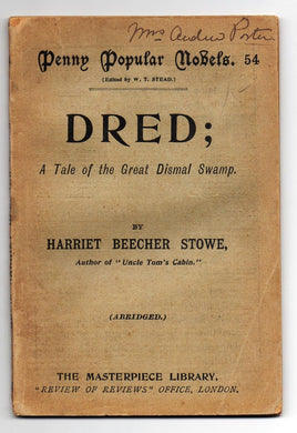 Dred: A Tale of the Great Dismal Swamp