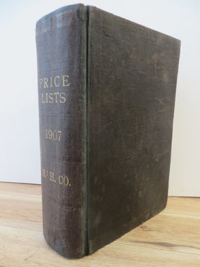 Massey-Harris duplicate part price Lists