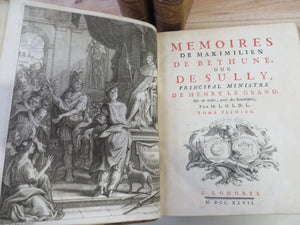 Memoires de Maximilien de Bethune, duc de Sully, Principal Ministre de Henry Le Grand
