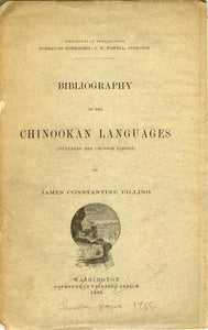 Bibliography of the Chinookan Languages (Including the Chinook Jargon)