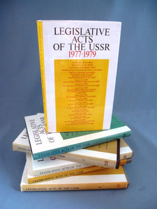 Legislative Acts of the USSR Vols. 1-6