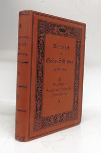 Katalog der Bibliothek der Gehe-stiftung zu Dresden (Volume 2 only) Staatslehre, Staats-und Volkerrecht. Verwaltung.