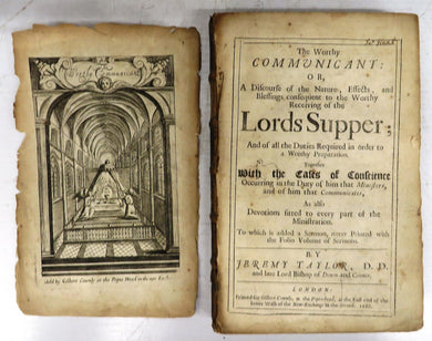 The Worthy Communicant: or a Discourse of the Nature, Effects, and Blessings consequent to the Worthy Receiving of the Lords Supper
