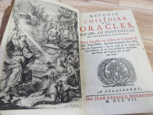Réponse a l'Histoire des Oracles, de Mr. de Fontenelle, de l'Academie Francoise