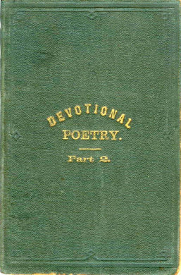 Devotional Poetry for the Children. Second Part