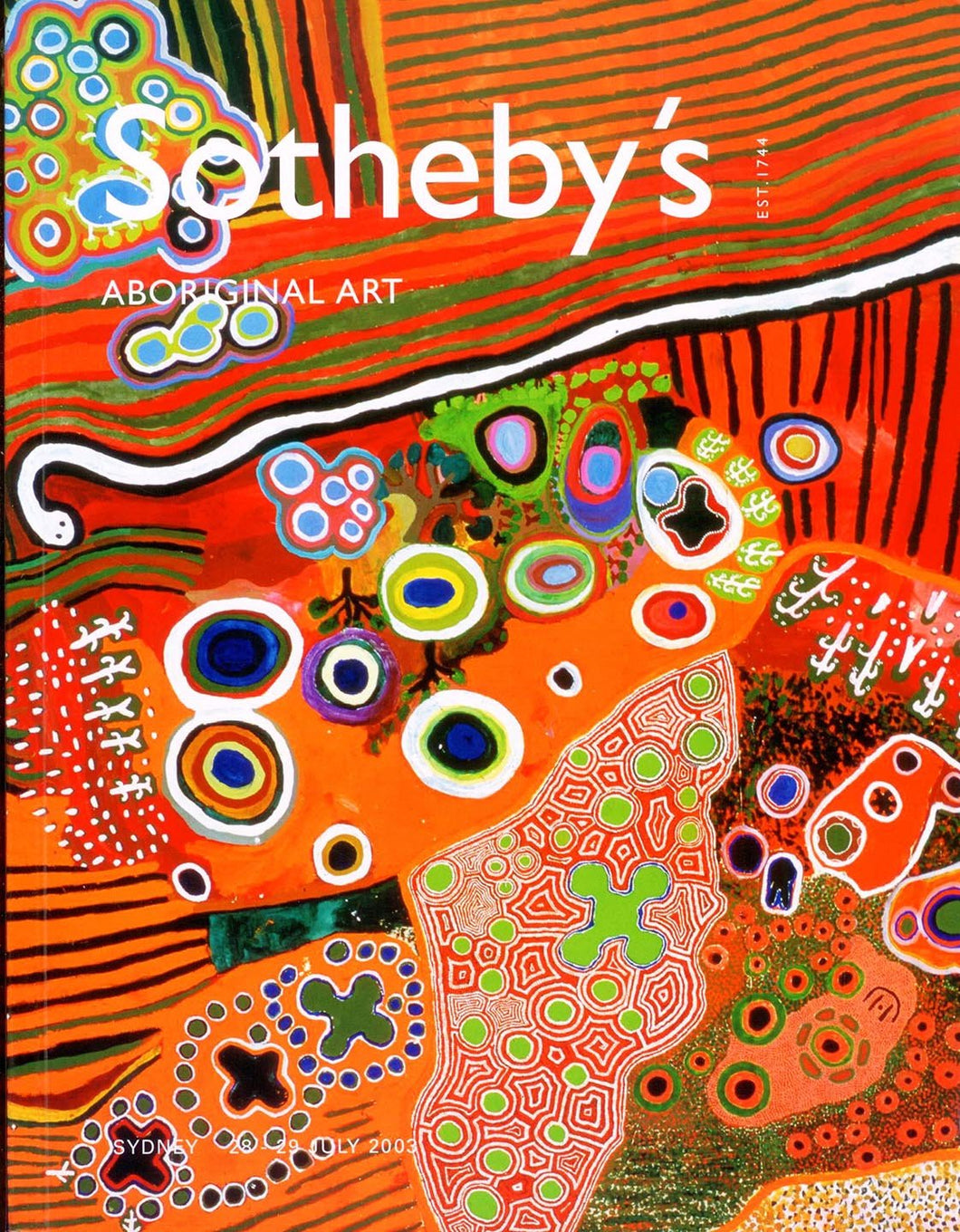 Sotheby's Aboriginal Art 28-29 July 2003