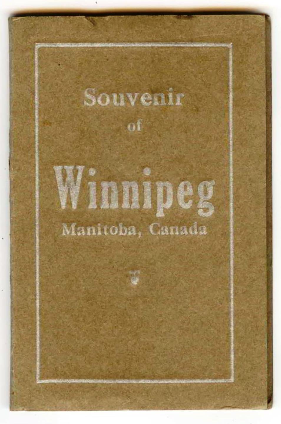 Souvenir of Winnipeg, Manitoba, Canada