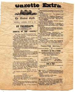 Montreal Gazette Extra, Thursday morning, June 28, 1855