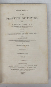 First Lines of the Practice of Physic