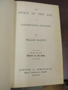 The Spirit of the Age, or Contemporary Portraits