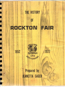The History of Rockton Fair 1852-1977