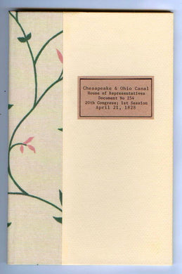 Letter from the Secretary of War, Transmitting a Report, Map, and Estimate, of the Chesapeake and Ohio Canal to Alexandria, in the Distict of Columbia