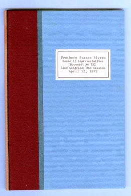 Letter from the Secretary of War, relative to The survey of certain rivers in the Southern States