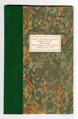 Report of the Secretary of War, Communicating (In compliance with a resolution of the Senate) An estimate of the cost of constructing a ship canal around the falls of St. Mary