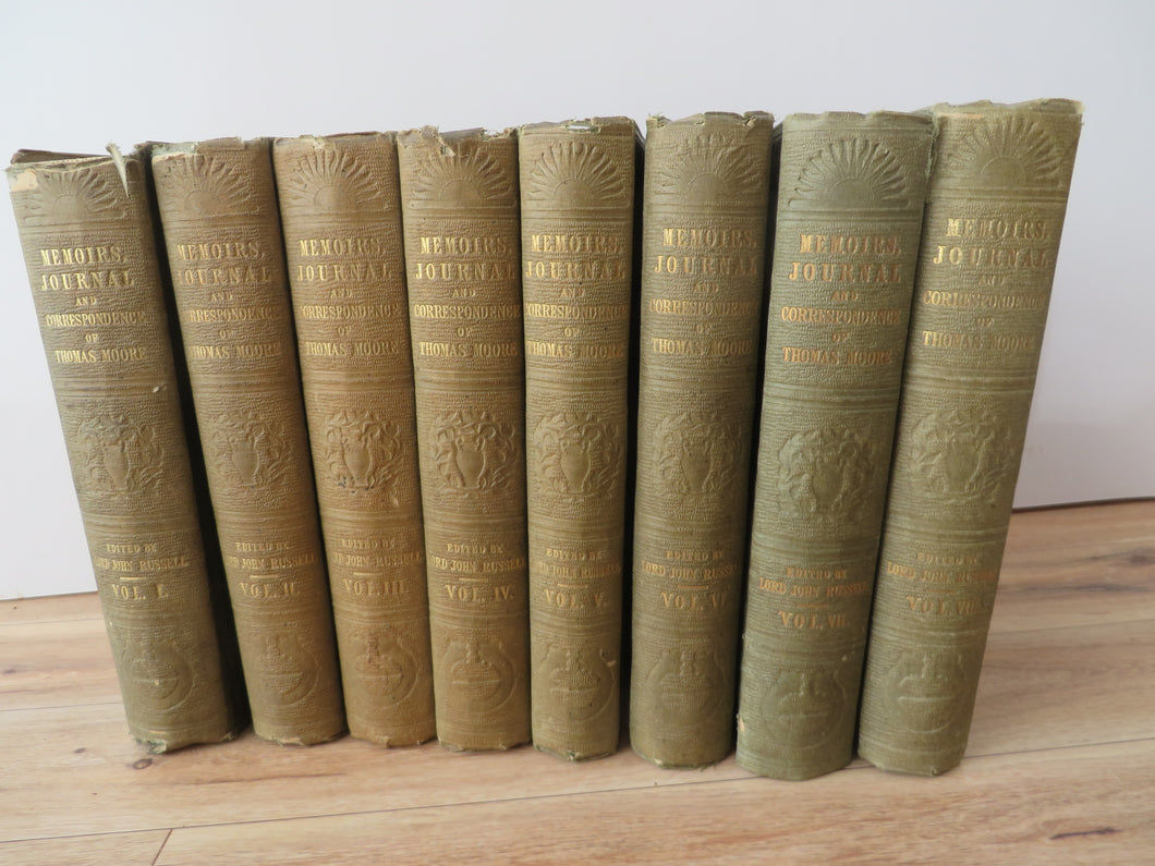 Memoirs, Journal, and Correspondence of Thomas Moore (8 vols.)