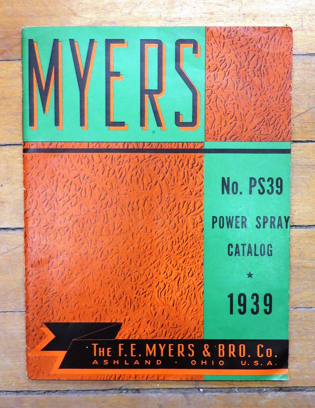 Myers Power Spray Catalog 1939