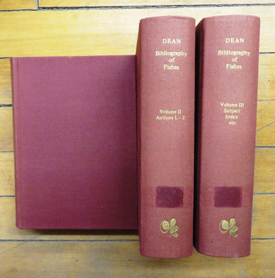 A Bibliography of Fishes Vols. I - III