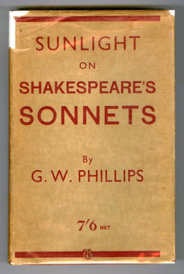 Sunlight on Shakespeare's Sonnets