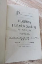 Niagara Historical Society 1904-1910