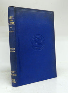 Principles of the Law of Libel and Slander