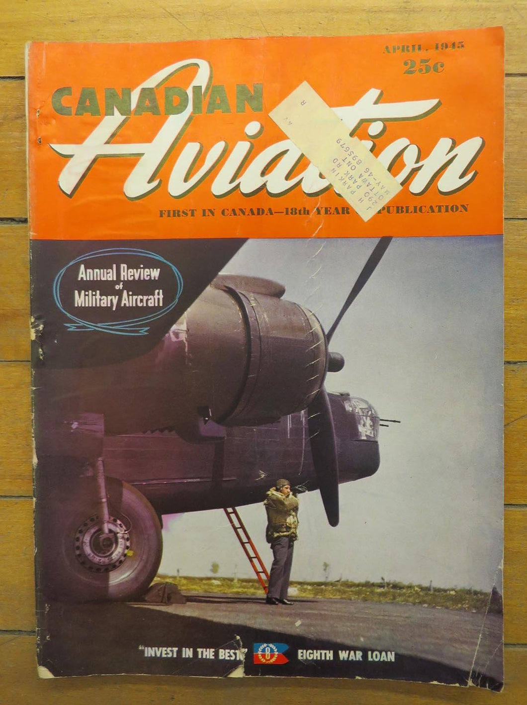 Canadian Aviation. Commercial, Military, Civil.  April, 1945