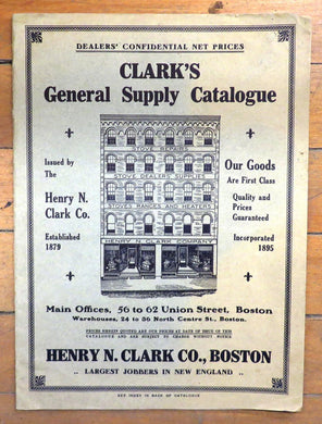 Clark's General Supply Catalogue, 1912