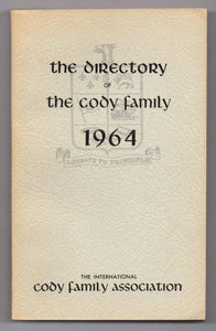 The Directory of the Cody Family 1964  